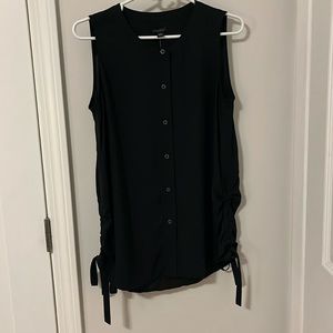 Ann Taylor black sleeveless shell in size Small